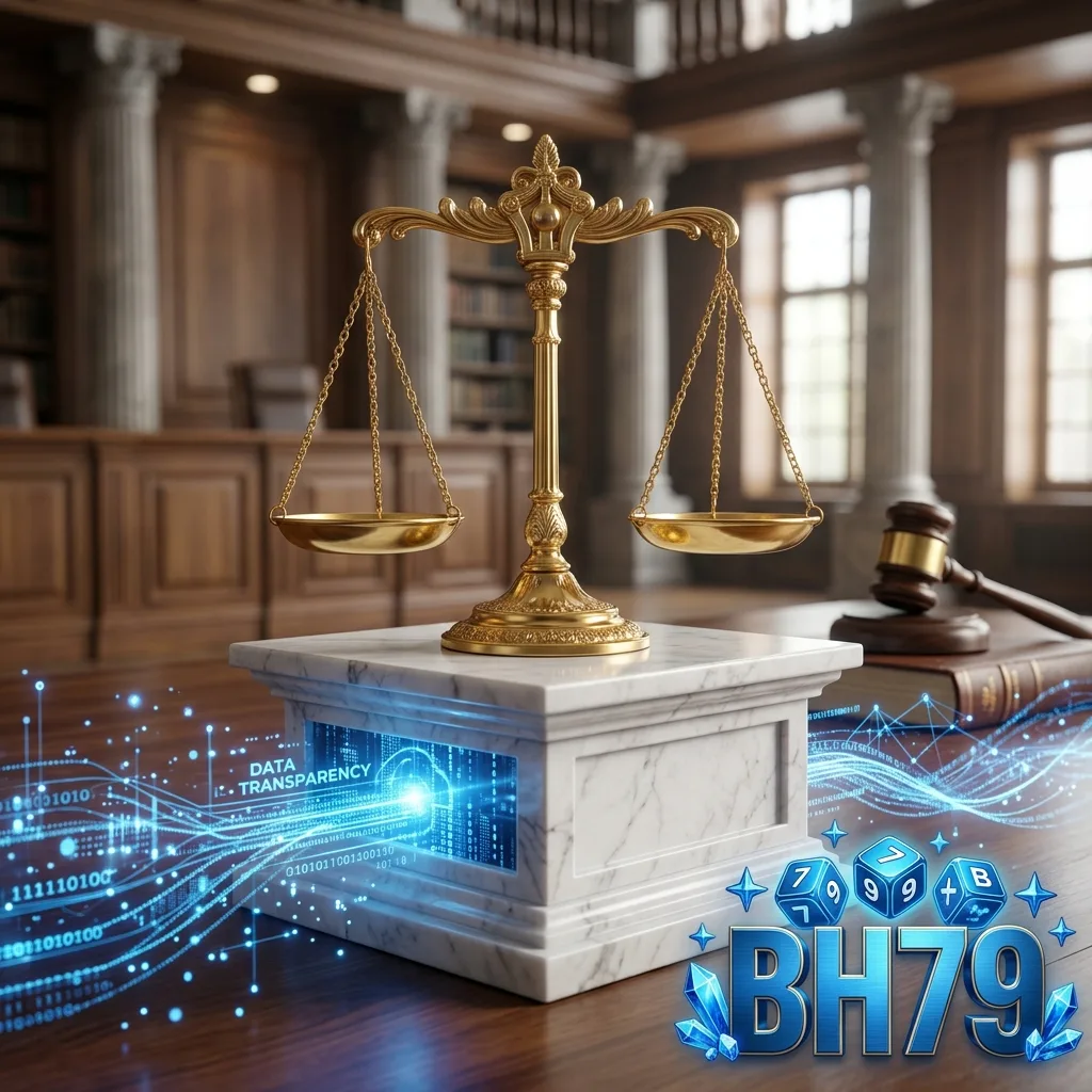 Biểu tượng cán cân công lý vàng đại diện cho chính sách giải quyết tranh chấp minh bạch tại BH79