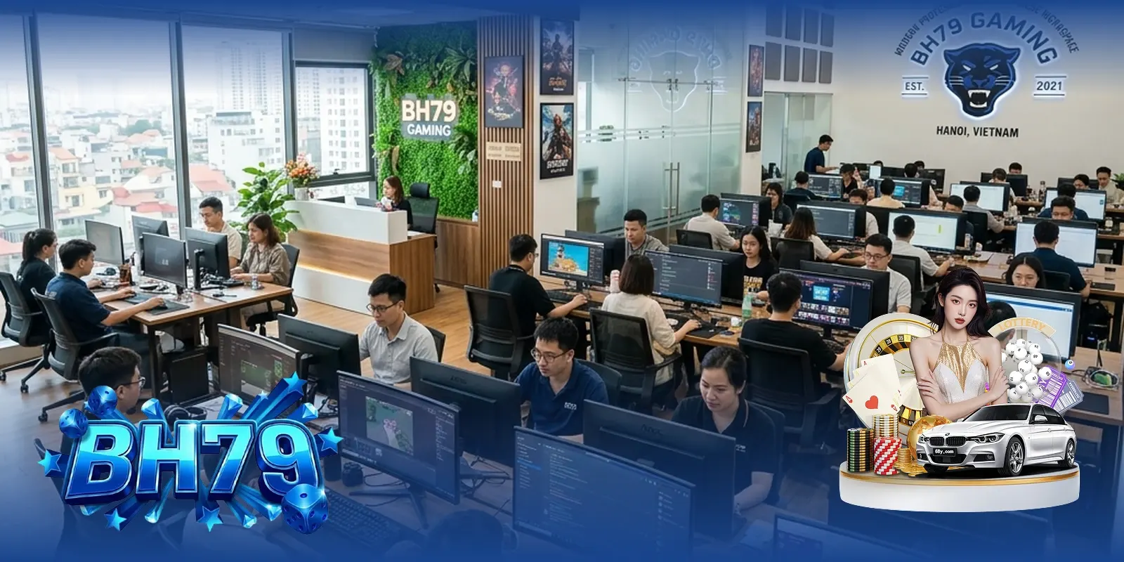 Về BH79 — Nền Tảng Giải Trí Trực Tuyến Thành Lập 2020 Môi trường làm việc chuyên nghiệp hiện đại tại BH79